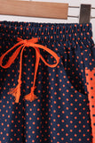 Navy Auburn dot pants set - Aaria Tees Aaria Tees