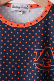 Navy Auburn dot pants set - Aaria Tees Aaria Tees