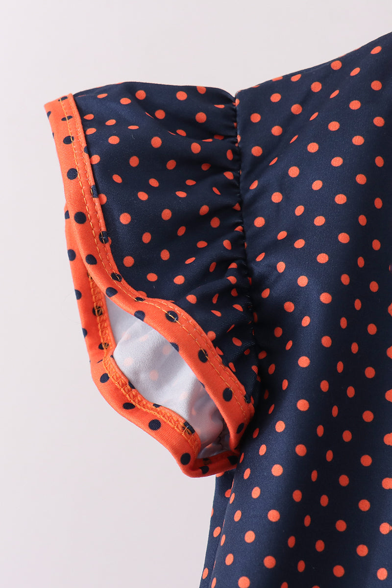 Navy Auburn dot pants set - Aaria Tees Aaria Tees