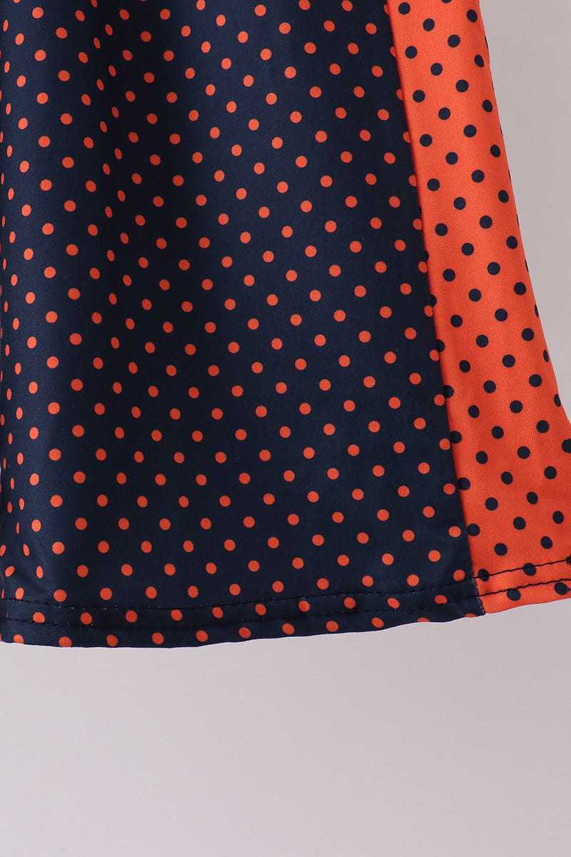 Navy Auburn dot pants set - Aaria Tees Aaria Tees