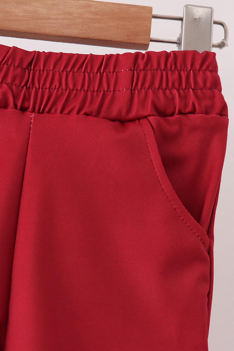 Maroon Arkansas active dress set - Aaria Tees Aaria Tees