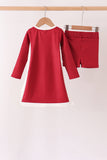 Maroon Arkansas active dress set - Aaria Tees Aaria Tees