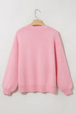 Ava Graphic Drop Shoulder Sweater - Aaria Tees Aaria Tees