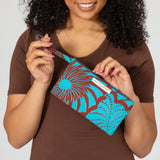 Ugandan Organic Waxcloth Wristlet - Aaria Tees Aaria Tees