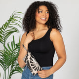 Ugandan Organic Waxcloth Wristlet - Aaria Tees Aaria Tees