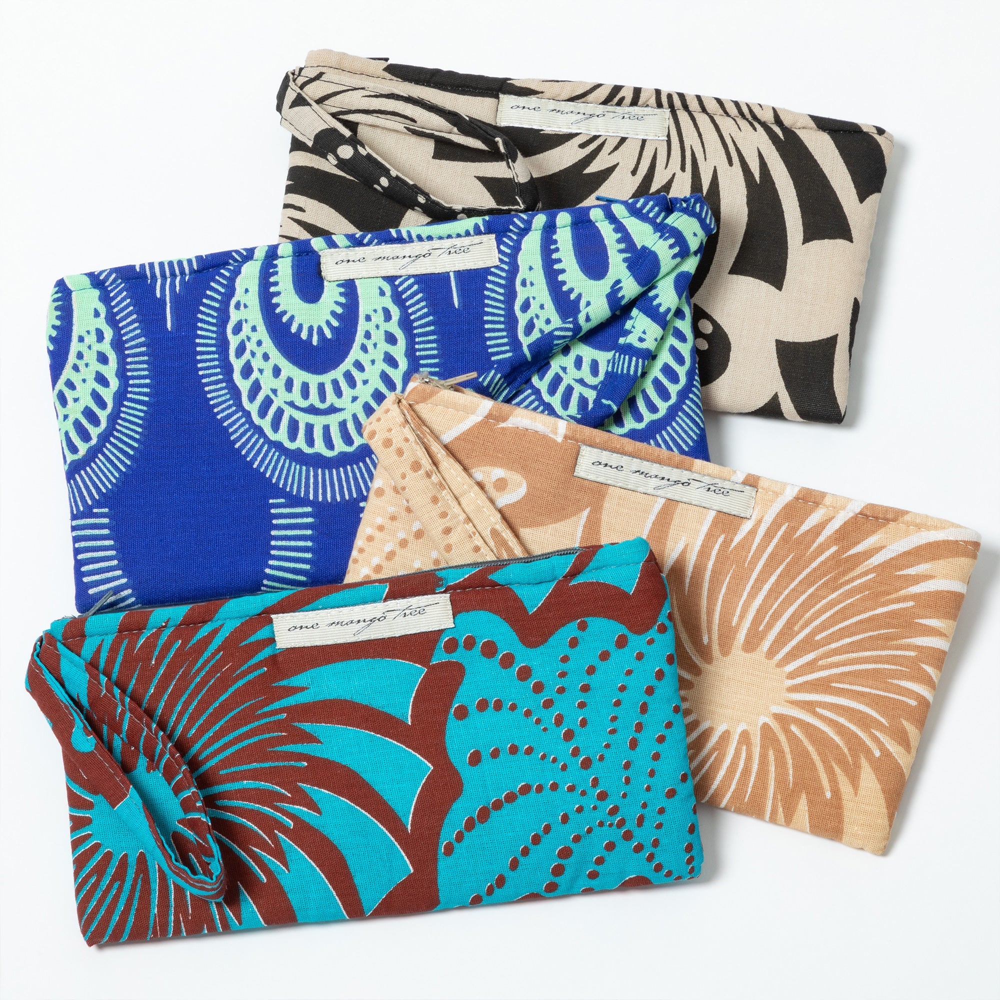 Ugandan Organic Waxcloth Wristlet - Aaria Tees Aaria Tees