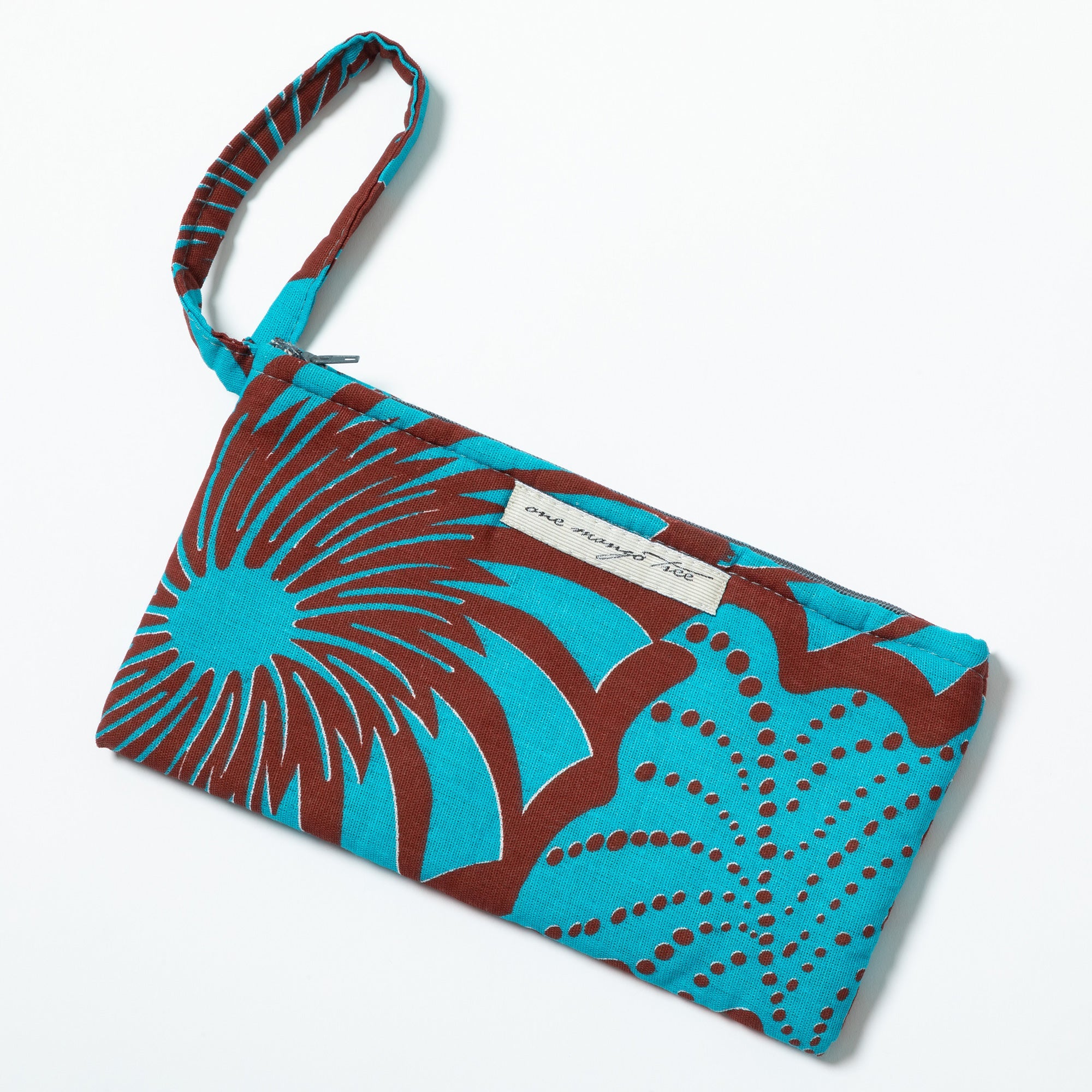 Ugandan Organic Waxcloth Wristlet - Aaria Tees Aaria Tees