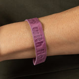 Recycled Leather Stand With Haiti Bracelet - Aaria Tees Aaria Tees