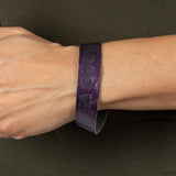 Recycled Leather Stand With Haiti Bracelet - Aaria Tees Aaria Tees