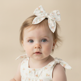 Organic Hair Bow Clip - Spring Weave - Aaria Tees Aaria Tees