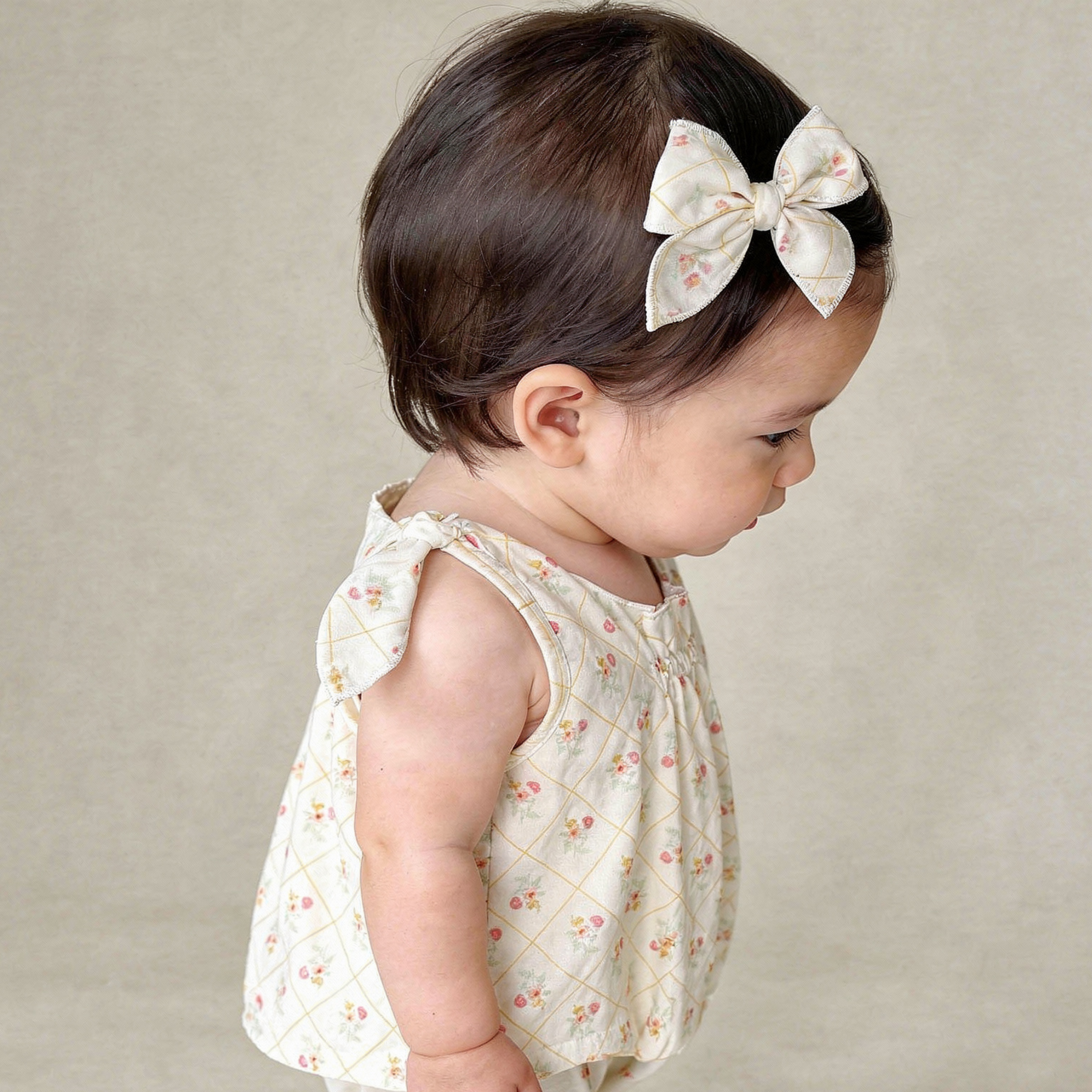 Organic Hair Bow Clip - Spring Weave - Aaria Tees Aaria Tees