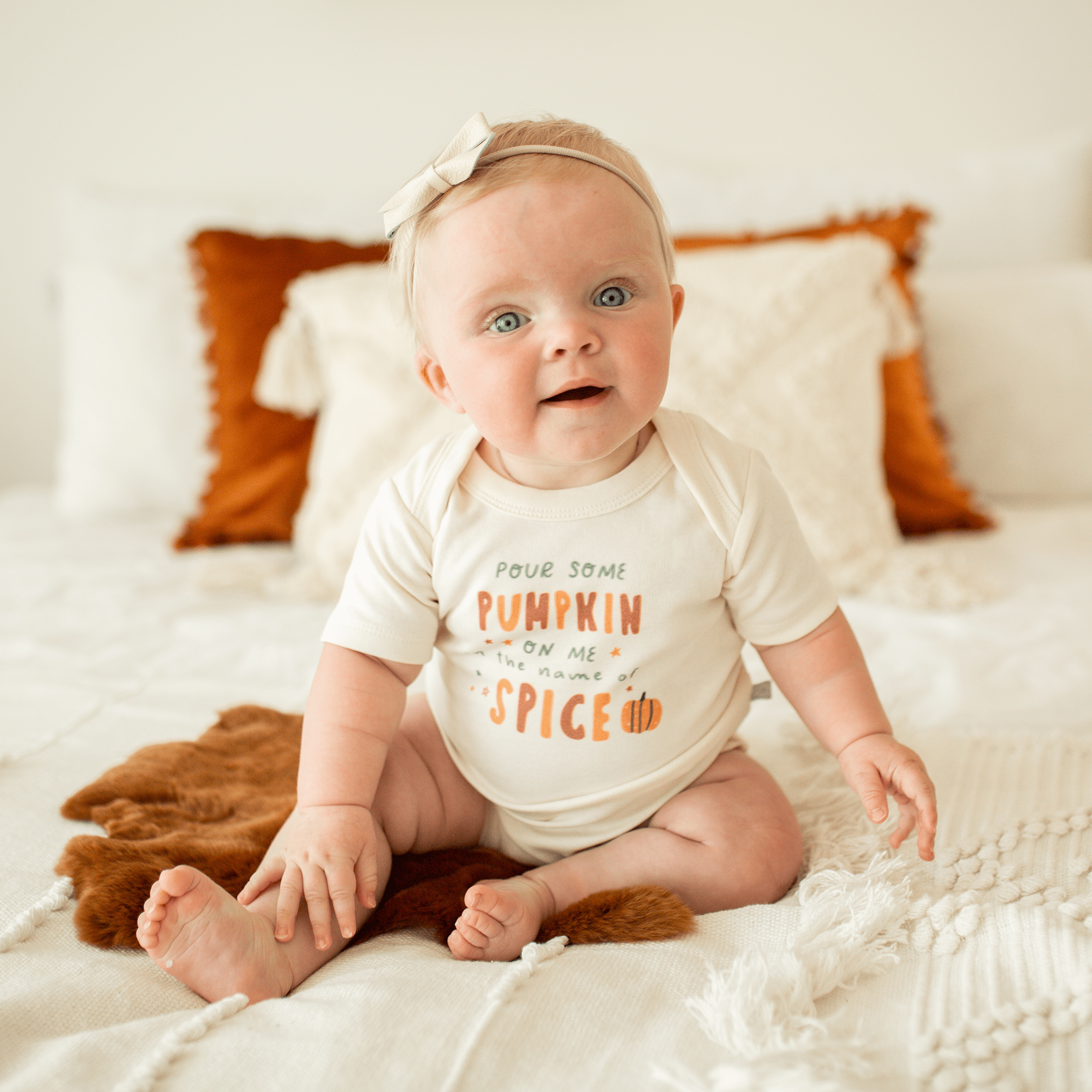 graphic bodysuit | pour some pumpkin - Aaria Tees Aaria Tees