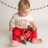 graphic bodysuit | merry & bright - Aaria Tees Aaria Tees