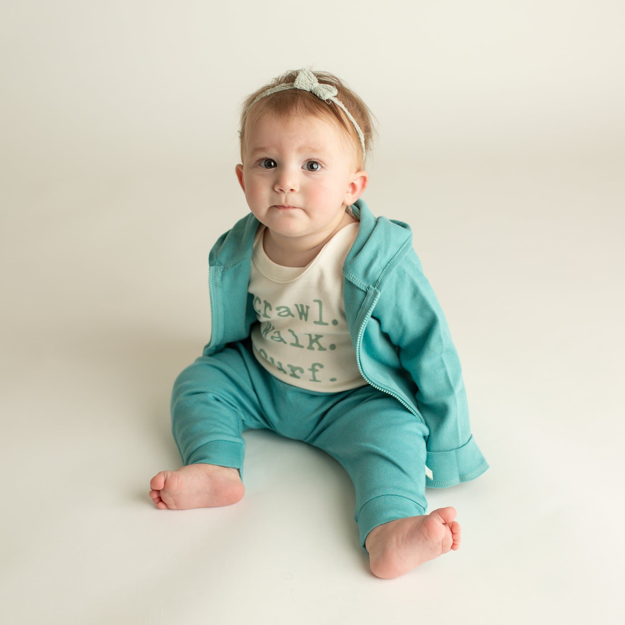 graphic bodysuit | crawl walk surf - Aaria Tees Aaria Tees