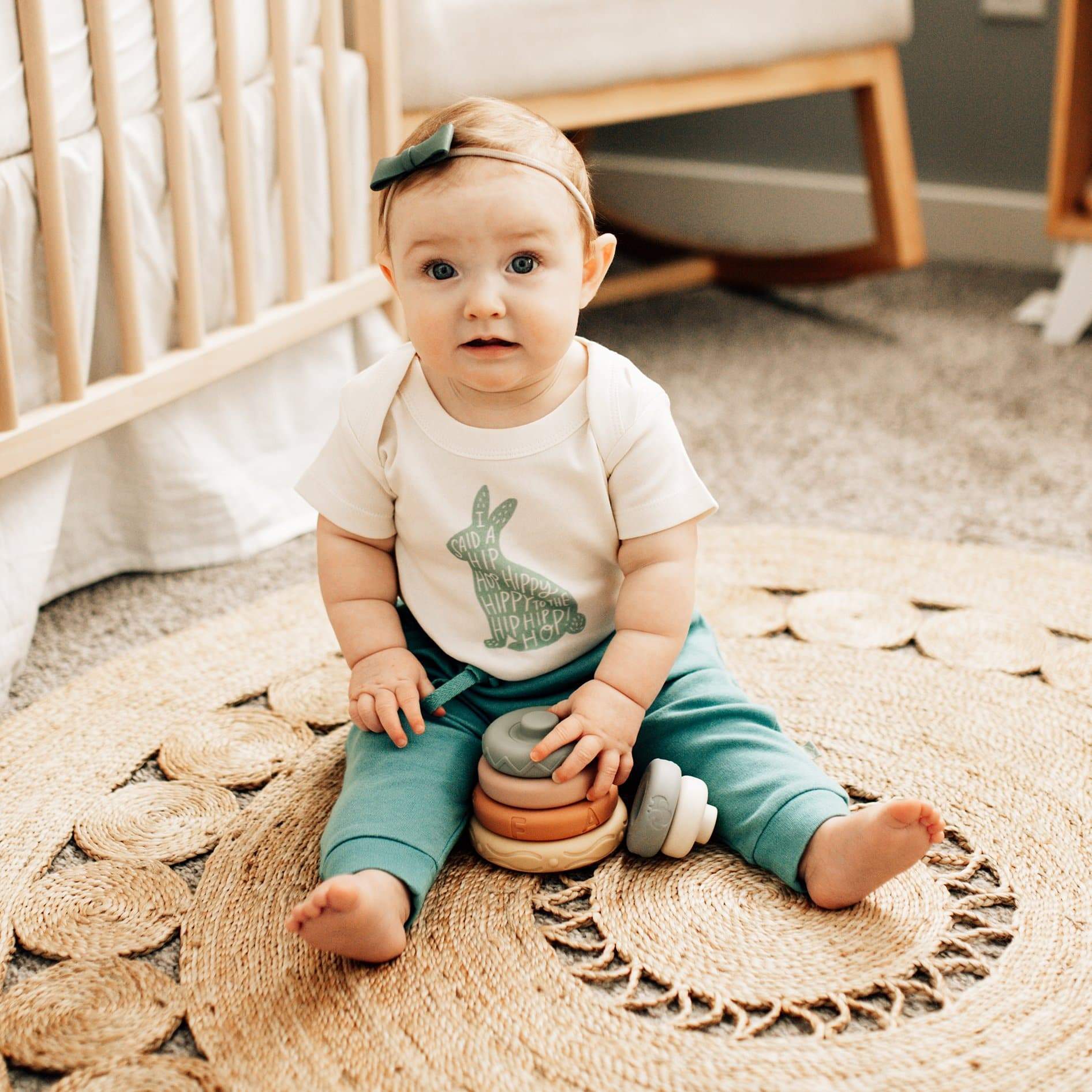 graphic bodysuit | hippy hoppy - Aaria Tees Aaria Tees