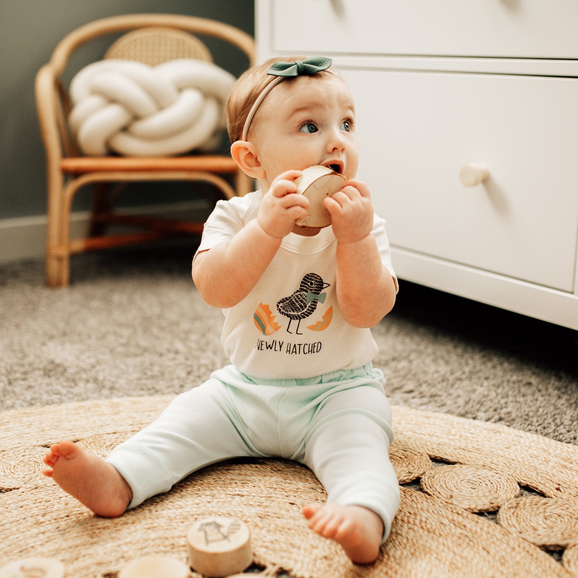graphic bodysuit | newly hatched - Aaria Tees Aaria Tees