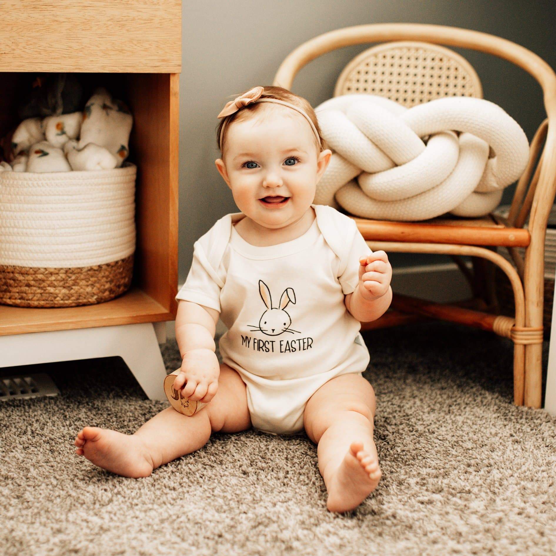 graphic bodysuit | my first easter - Aaria Tees Aaria Tees