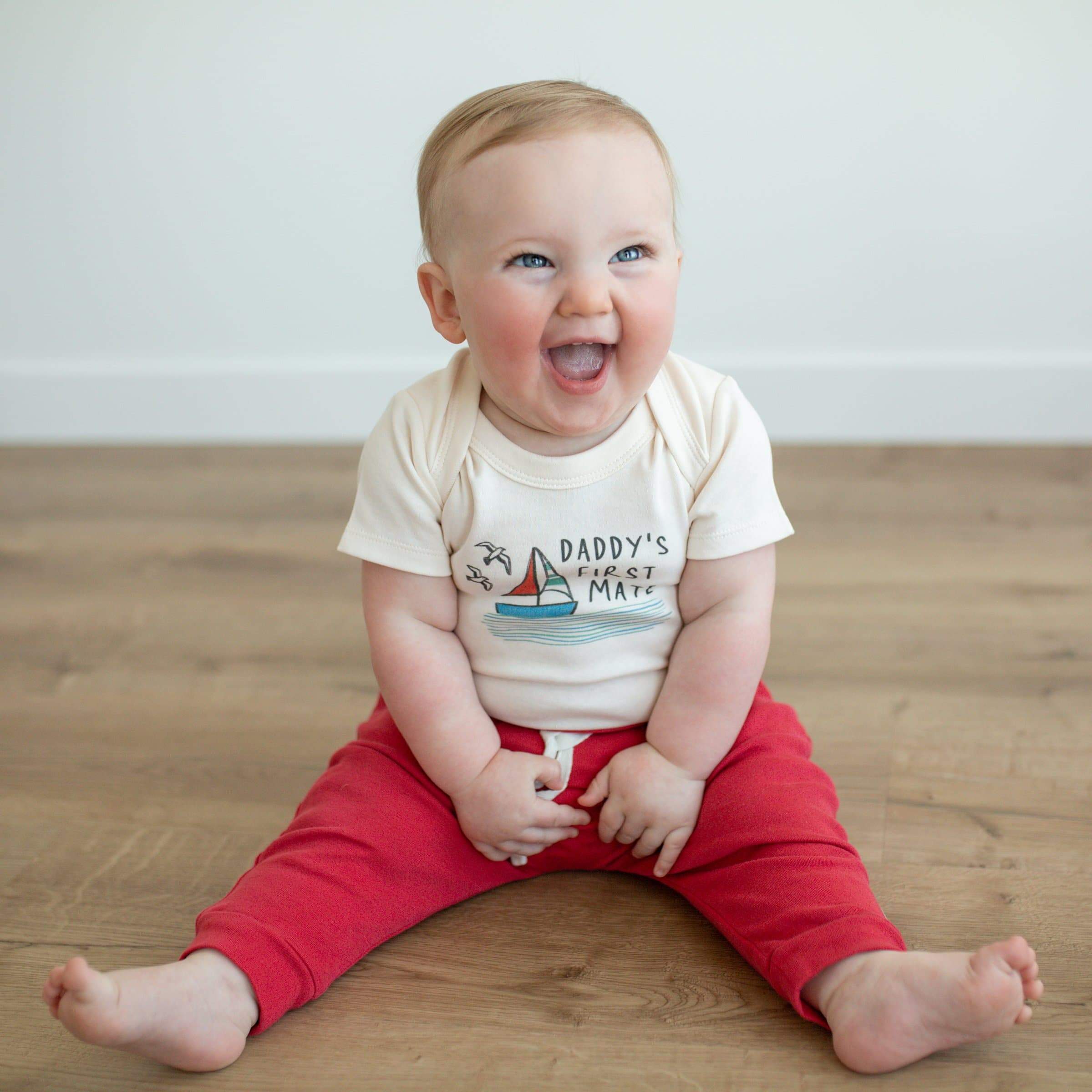 graphic bodysuit | daddy's first mate - Aaria Tees Aaria Tees