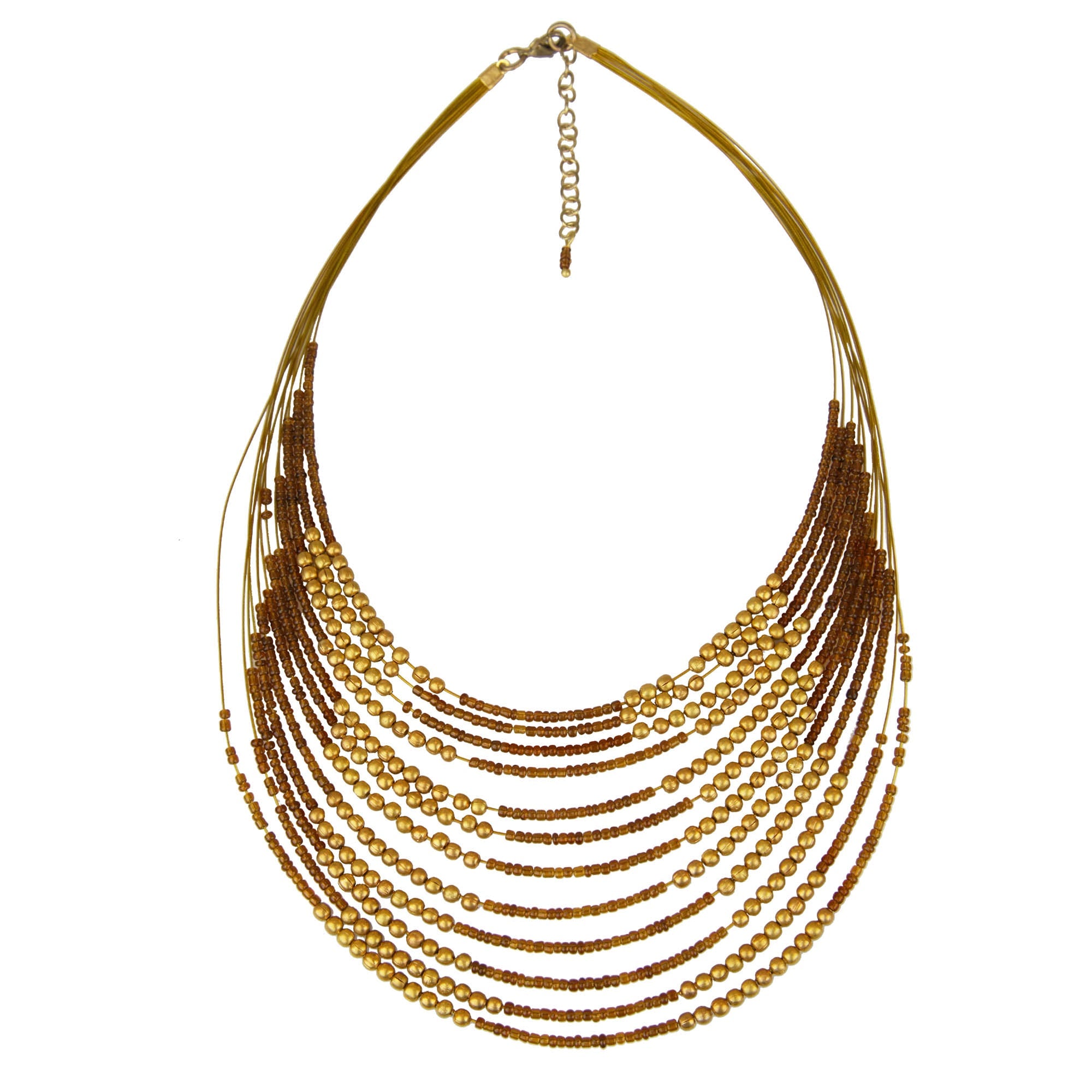 Sparkling Strands Necklace - Aaria Tees Aaria Tees