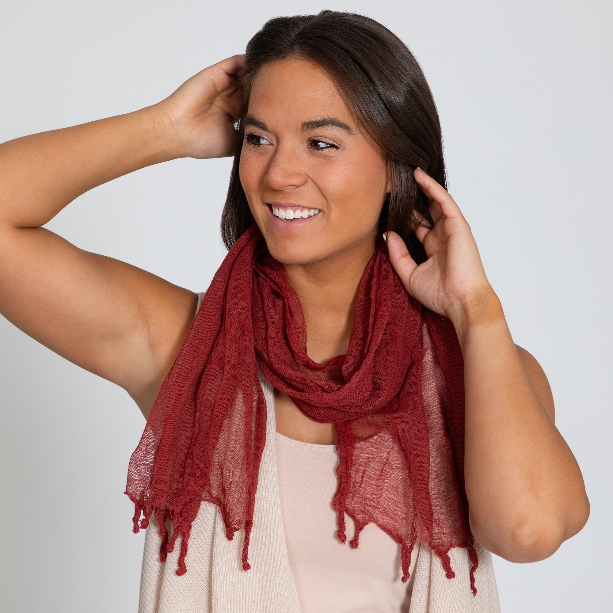 Gauzy Guatemalan Scarf - Aaria Tees Aaria Tees