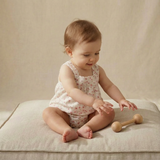 Organic Scalloped Top & Bloomers Set - Pink  Bloom - Aaria Tees Aaria Tees
