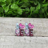 LOVE Nurse Stud Earrings Aaria Tees