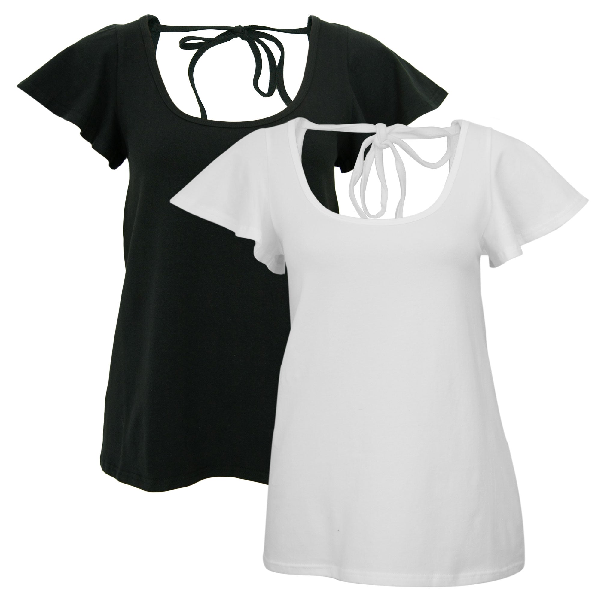 Organic Flutter Tee - Aaria Tees Aaria Tees