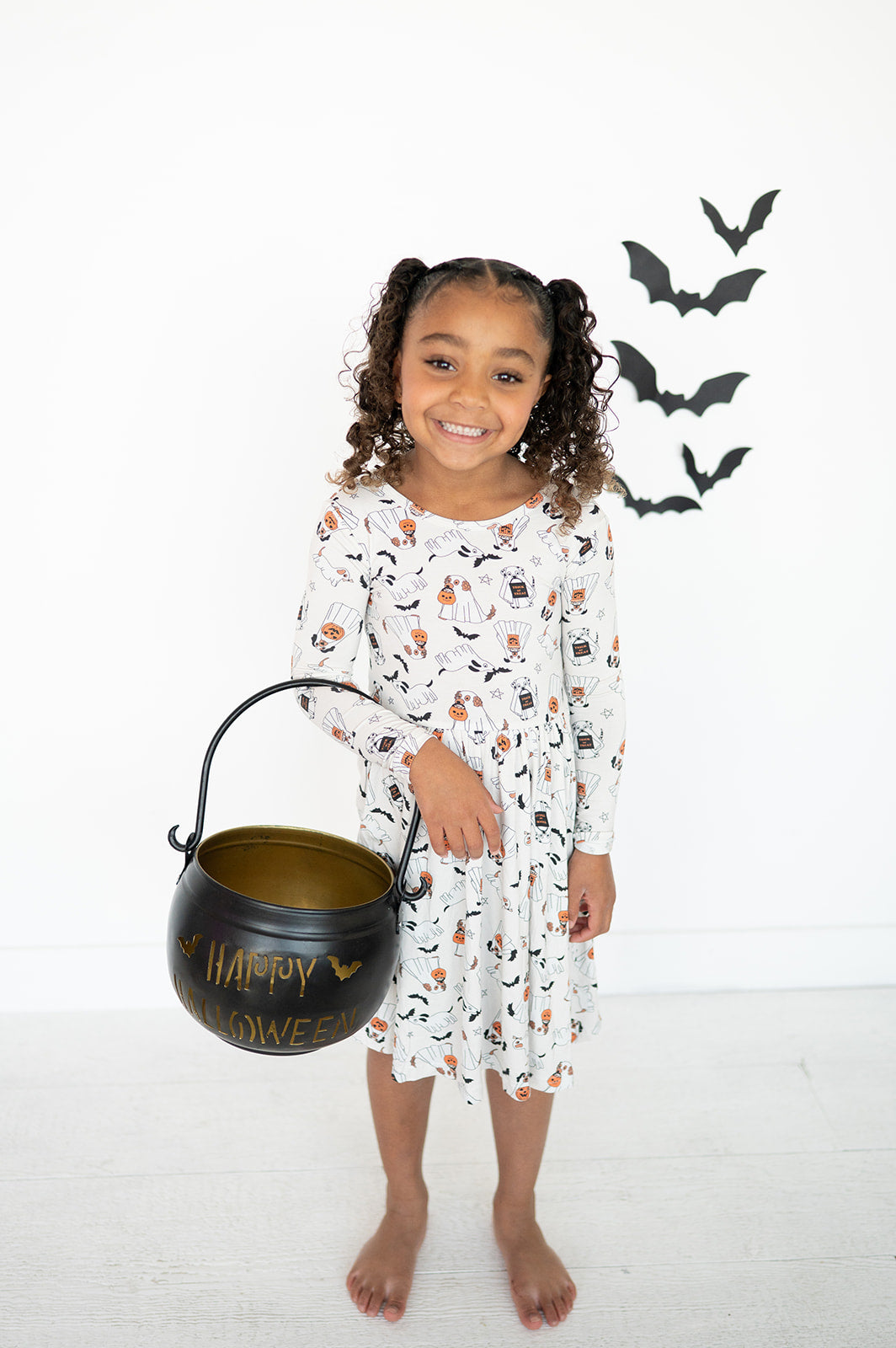 Howl-O-Ween Pups (Twirl Dress) - Aaria Tees Aaria Tees
