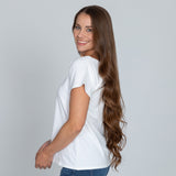 Organic Shirred Sleeve Tee - Aaria Tees Aaria Tees