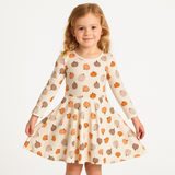 Pumpkins Beige (Twirl Dress) - Aaria Tees Aaria Tees