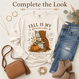 Fall is My Favorite Color Adult Long Sleeve Crewneck Tshirt - Aaria Tees Aaria Tees