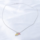 Supporting Our Troops Yellow Ribbon Necklace - Aaria Tees Aaria Tees