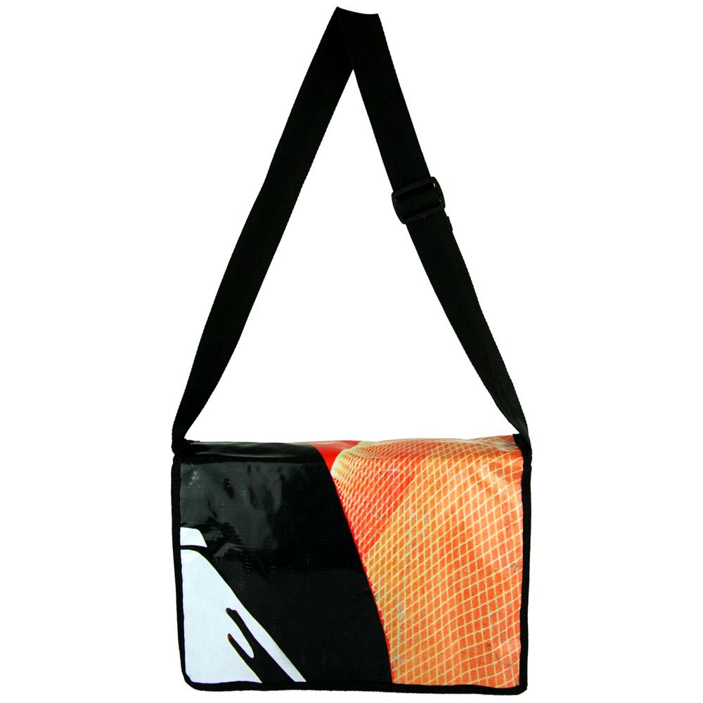 Recycled Commonwealth Games Messenger Bag - Aaria Tees Aaria Tees