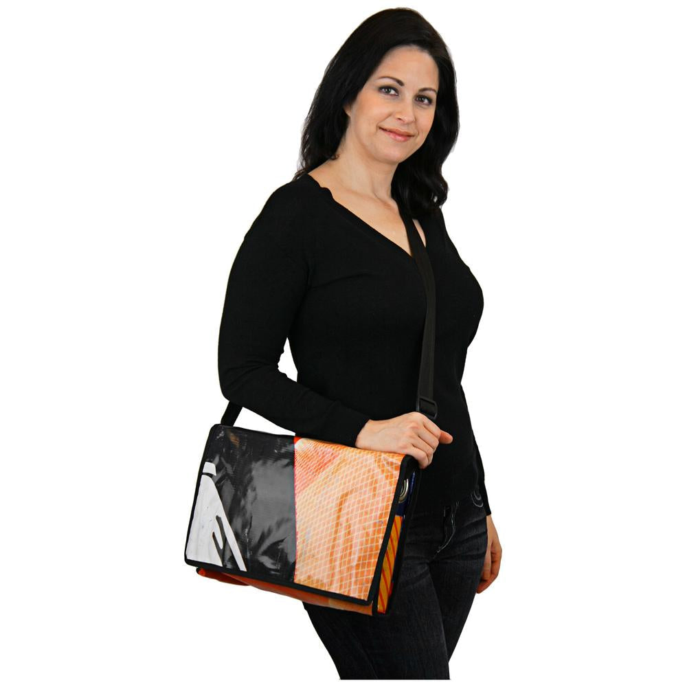 Recycled Commonwealth Games Messenger Bag - Aaria Tees Aaria Tees