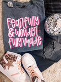 Fearfully & Wonderfully Made Faith Graphic Tee - Aaria Tees Aaria Tees
