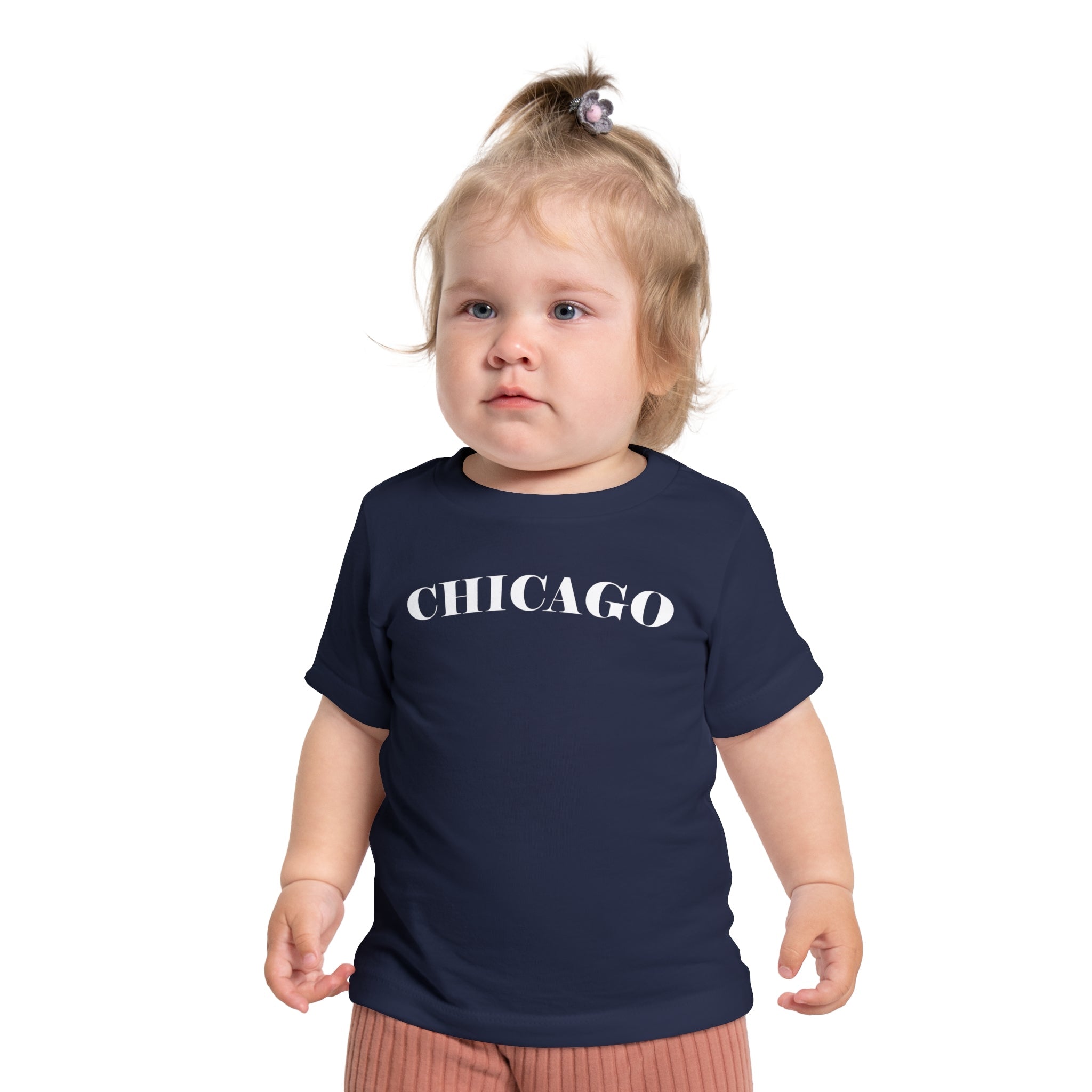 Mystery Noir Chicago Skyline Sunset Unisex Baby Short Sleeve T-Shirt - Aaria Tees Aaria Tees
