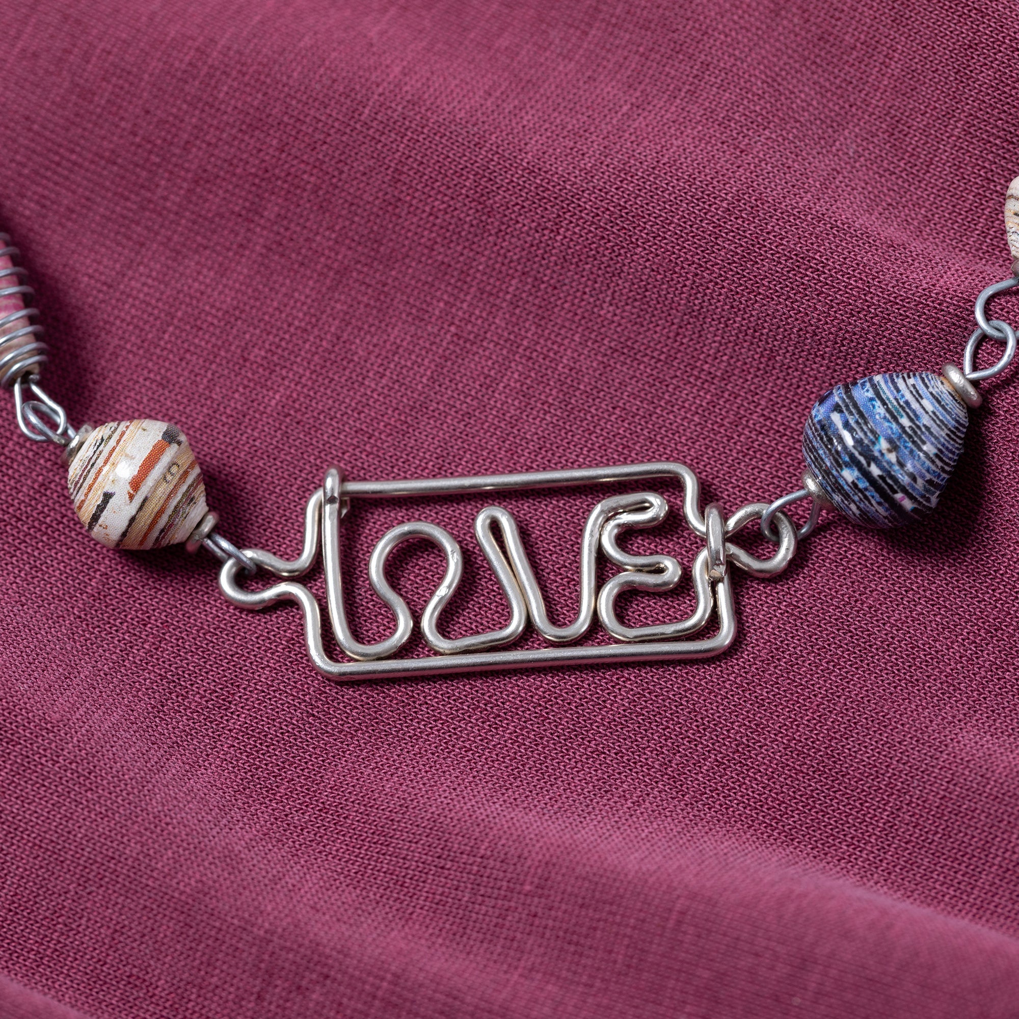 Recycled Magazine Inspiration Necklace - Aaria Tees Aaria Tees