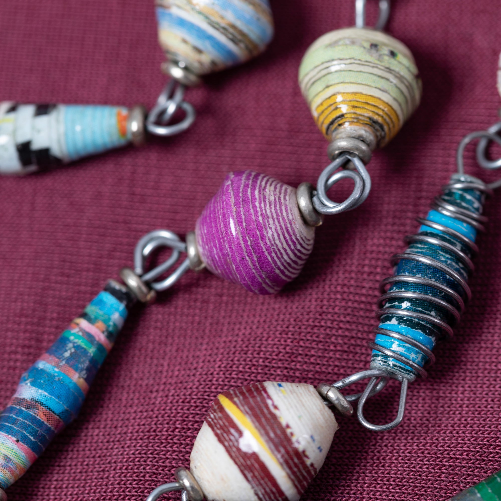 Recycled Magazine Inspiration Necklace - Aaria Tees Aaria Tees