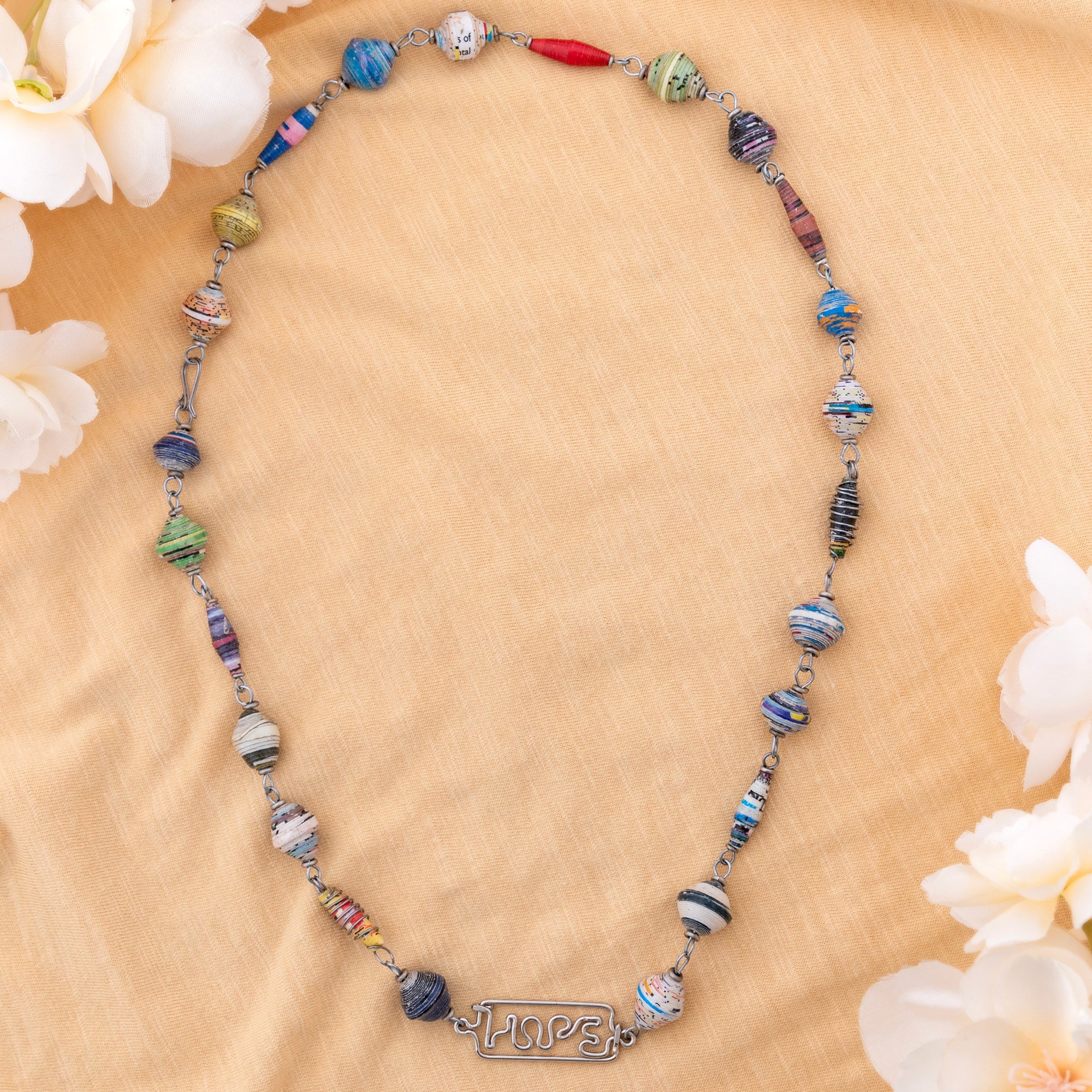 Recycled Magazine Inspiration Necklace - Aaria Tees Aaria Tees