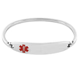 Medic Alert Hinged Bracelet - Aaria Tees Aaria Tees