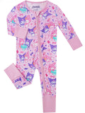 PoshTOT Sanrio Kuromi Bamboo Baby Convertible Zippy Romper - Aaria Tees Aaria Tees