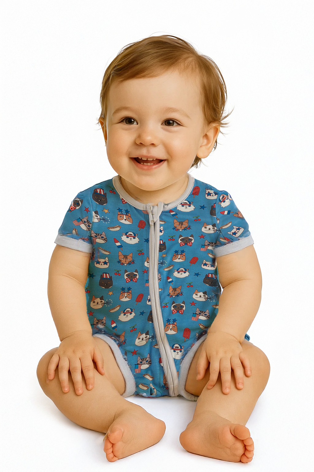 Freedom Cats (Romper) - Aaria Tees Aaria Tees