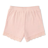Organic Ruffle Top & Shorts Set - Blush - Aaria Tees Aaria Tees