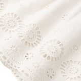 Organic Eyelet Top And Pant Set - Ivory Eyelet - Aaria Tees Aaria Tees