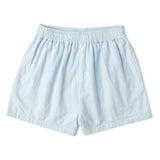 Organic Smocked Top & Shorts Set - Light Blue - Aaria Tees Aaria Tees