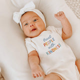 graphic bodysuit | treat people with kindness - Aaria Tees Aaria Tees
