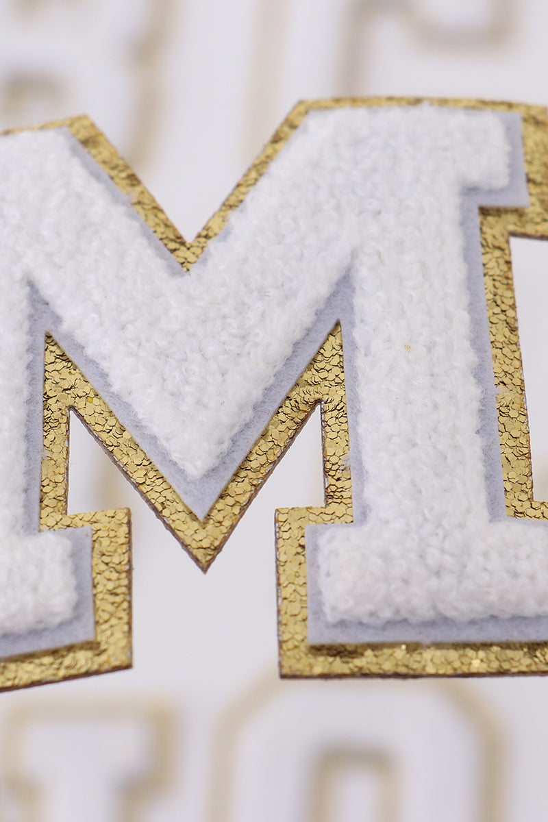 White letters "A-Z" stickers - Aaria Tees Aaria Tees