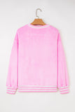 Naya Merry Graphic Plush Pullover - Aaria Tees Aaria Tees