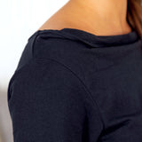 Organic Cowl Neck Dress - Aaria Tees Aaria Tees