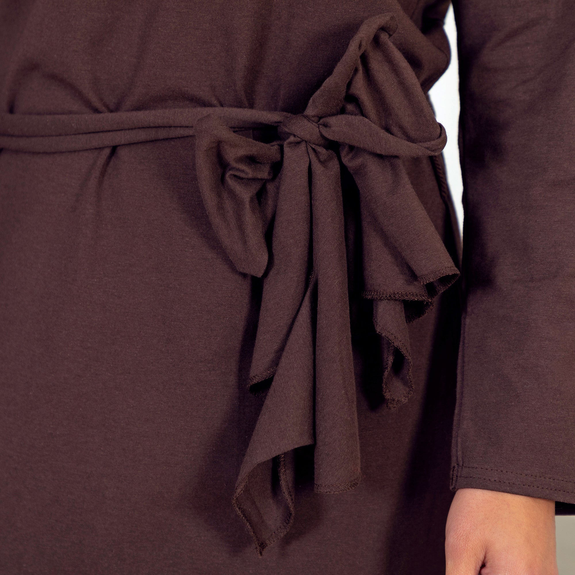 Organic Cowl Neck Dress - Aaria Tees Aaria Tees